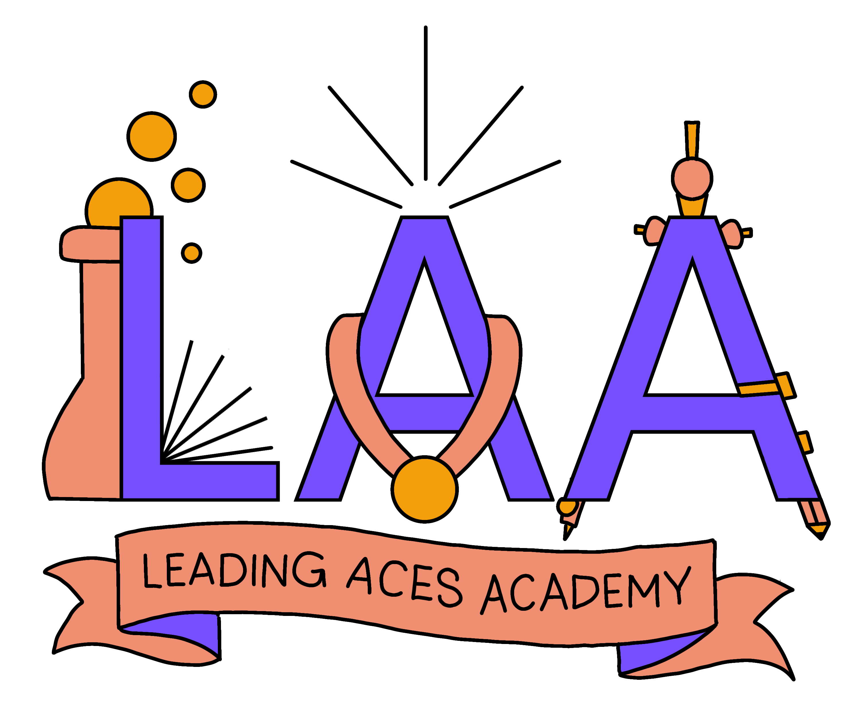 leading aces academy logo